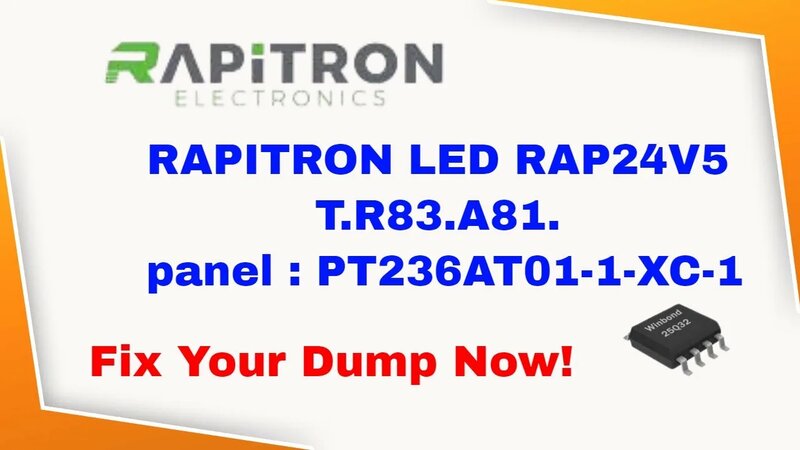 dump Rapitron LED Rap24v5 T.R83.A81. panel : Pt236at01-1-XC-1 - Смотреть  онлайн в поиске Яндекса по Видео