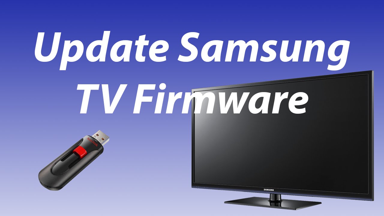 How To Upgrade Software Version on a Samsung TV (Non-Smart-TV) - YouTube