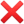 ❌