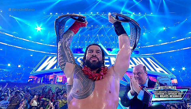 Roman Reigns WrestleMania 38 2 WWE